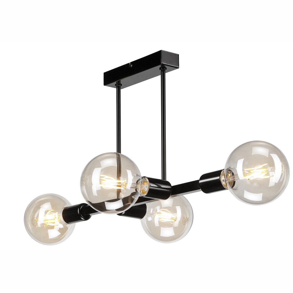 foto del prodotto lampada a soffitto astrid, nero, acciaio, 53x32x32 cm, epikasa