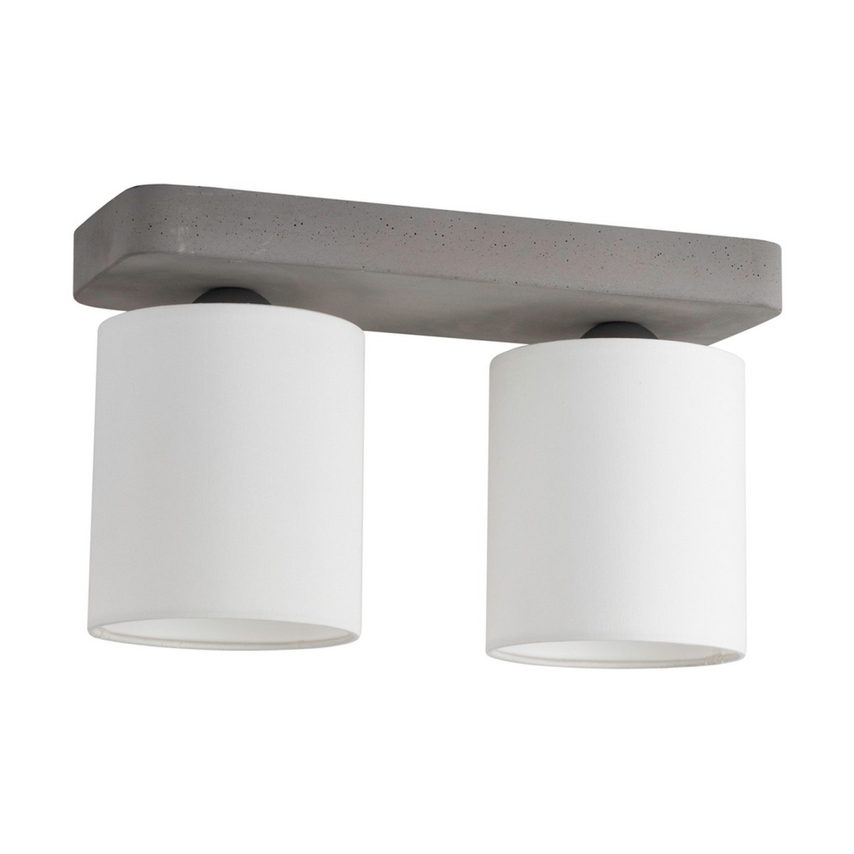 foto del prodotto lampada a soffitto caledonia, grigio, cemento, 13,5x35x21 cm, epikasa