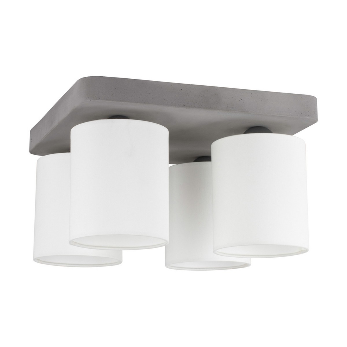 foto del prodotto lampada a soffitto caledonia, grigio, cemento, 34x34x21 cm, epikasa