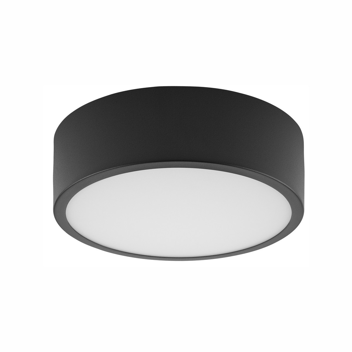 foto del prodotto lampada a soffitto dante, nero, acciaio, 26x26x8 cm, epikasa