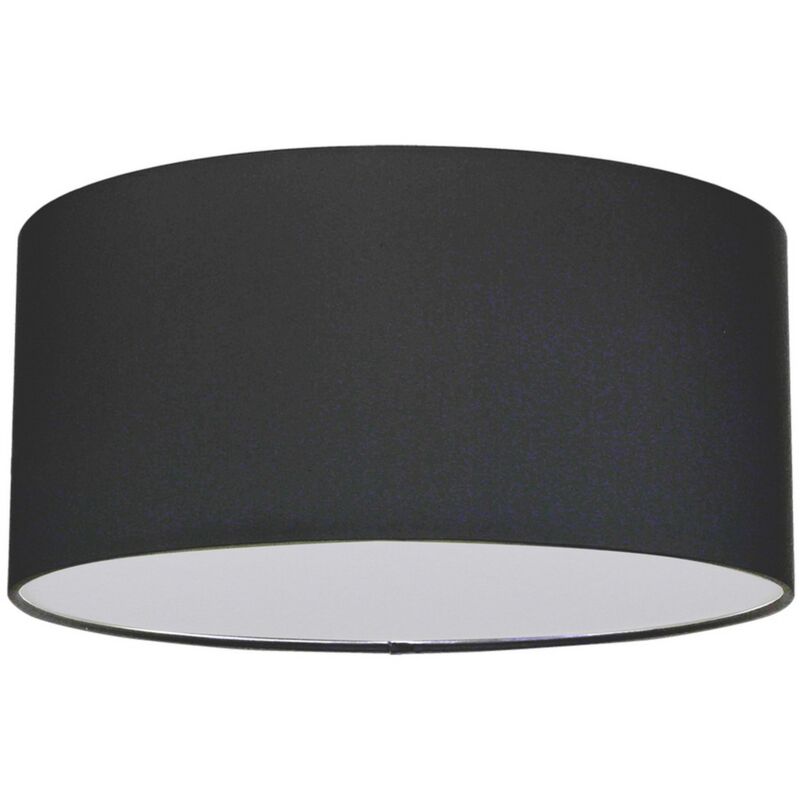 foto del prodotto lampada a soffitto domml, metallo, tessuto, antracite, bianco, 28x28x13 cm