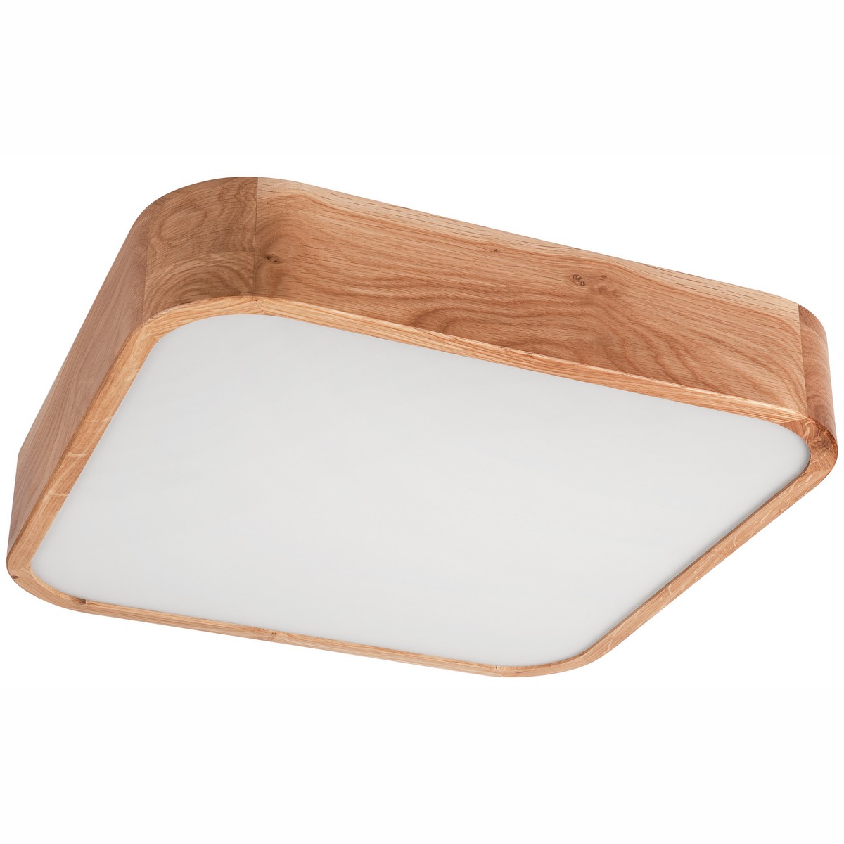 foto del prodotto lampada a soffitto gaspar, marrone, legno, 45x45x8 cm, epikasa