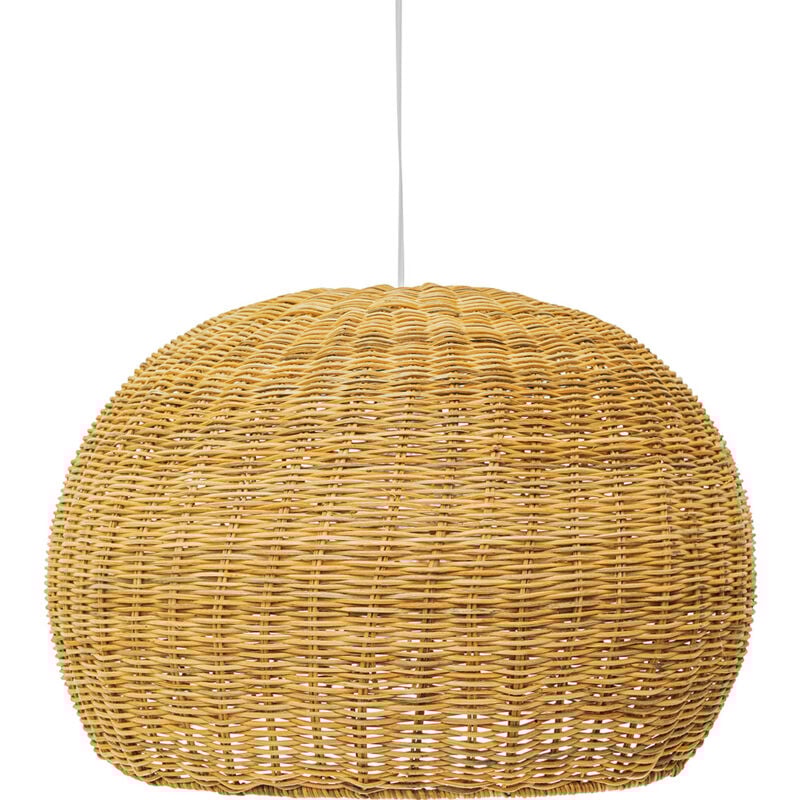 foto del prodotto lampada a soffitto in rattan lampada a sospensione in stile boho bali kim legno naturale