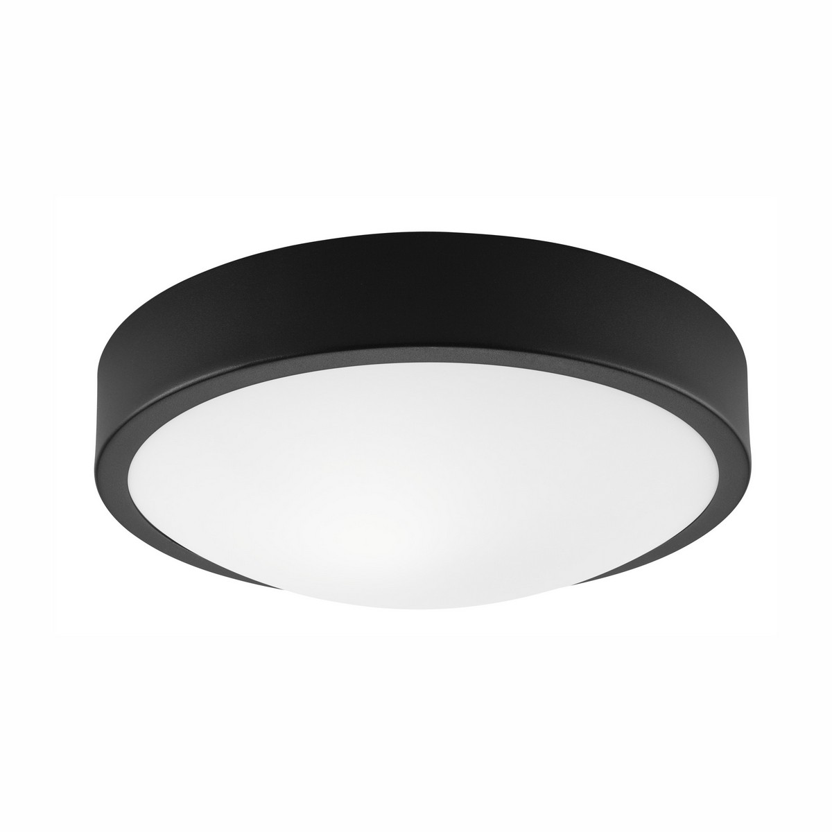 foto del prodotto lampada a soffitto jonas, nero, metallo, 8x26x26 cm, epikasa