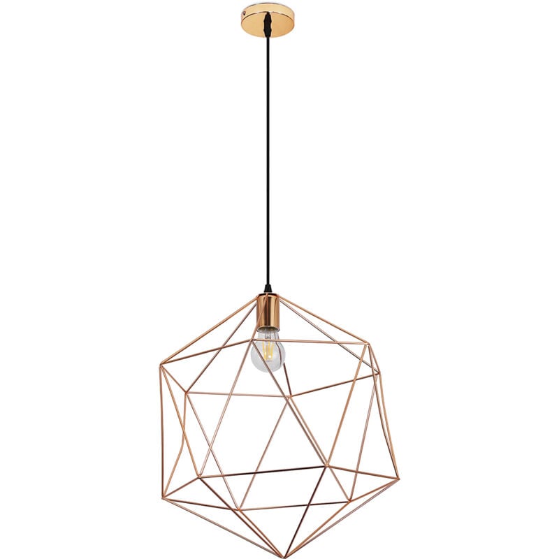 foto del prodotto lampada a soffitto lampada a sospensione dal design vintage lara oro