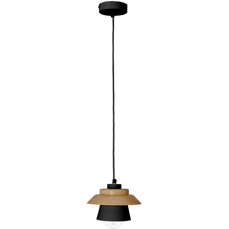 foto del prodotto lampada a soffitto lampada a sospensione in stile scandinavo gerd nero