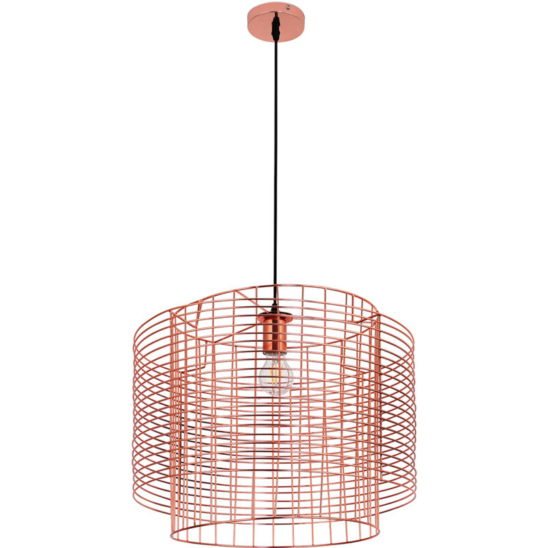 foto del prodotto lampada a soffitto retr lampada a sospensione lars oro rosato