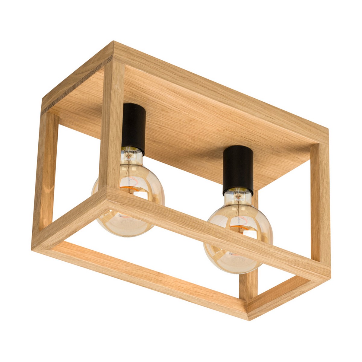 foto del prodotto lampada a soffitto tietar, marrone, legno, 20x36x25 cm, epikasa