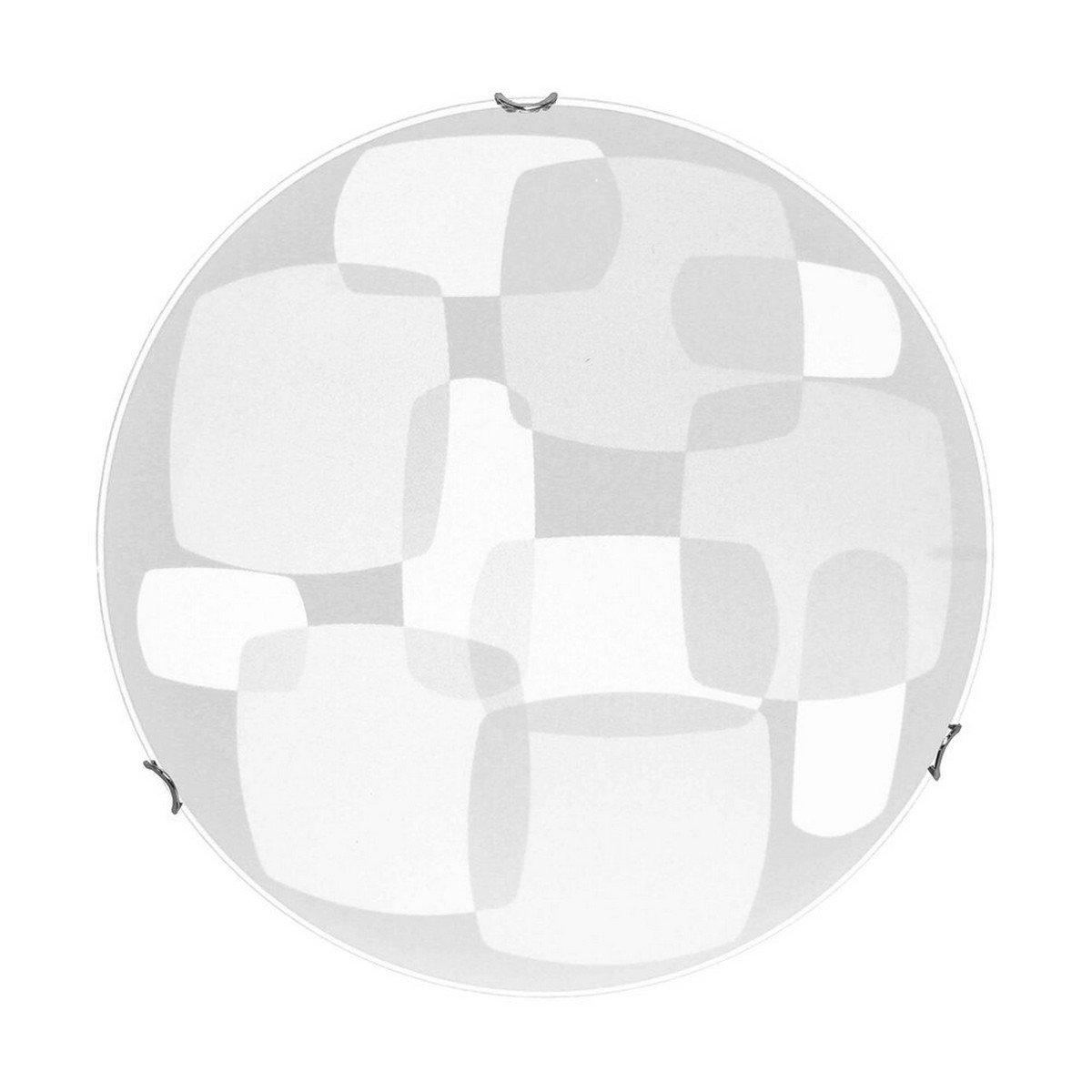 foto del prodotto lampada a soffitto weser, bianco, metallo, 40x40x10 cm, epikasa