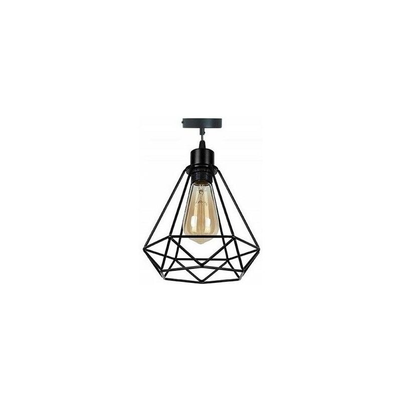 foto del prodotto lampada a sospensione 180986d reno nero e27