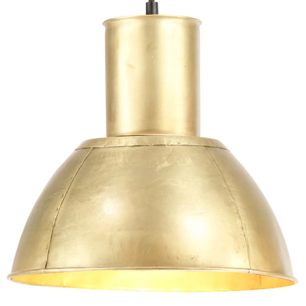 foto del prodotto lampada a sospensione 25 w ottone rotonda 28,5 cm e27 cod mxl 64339