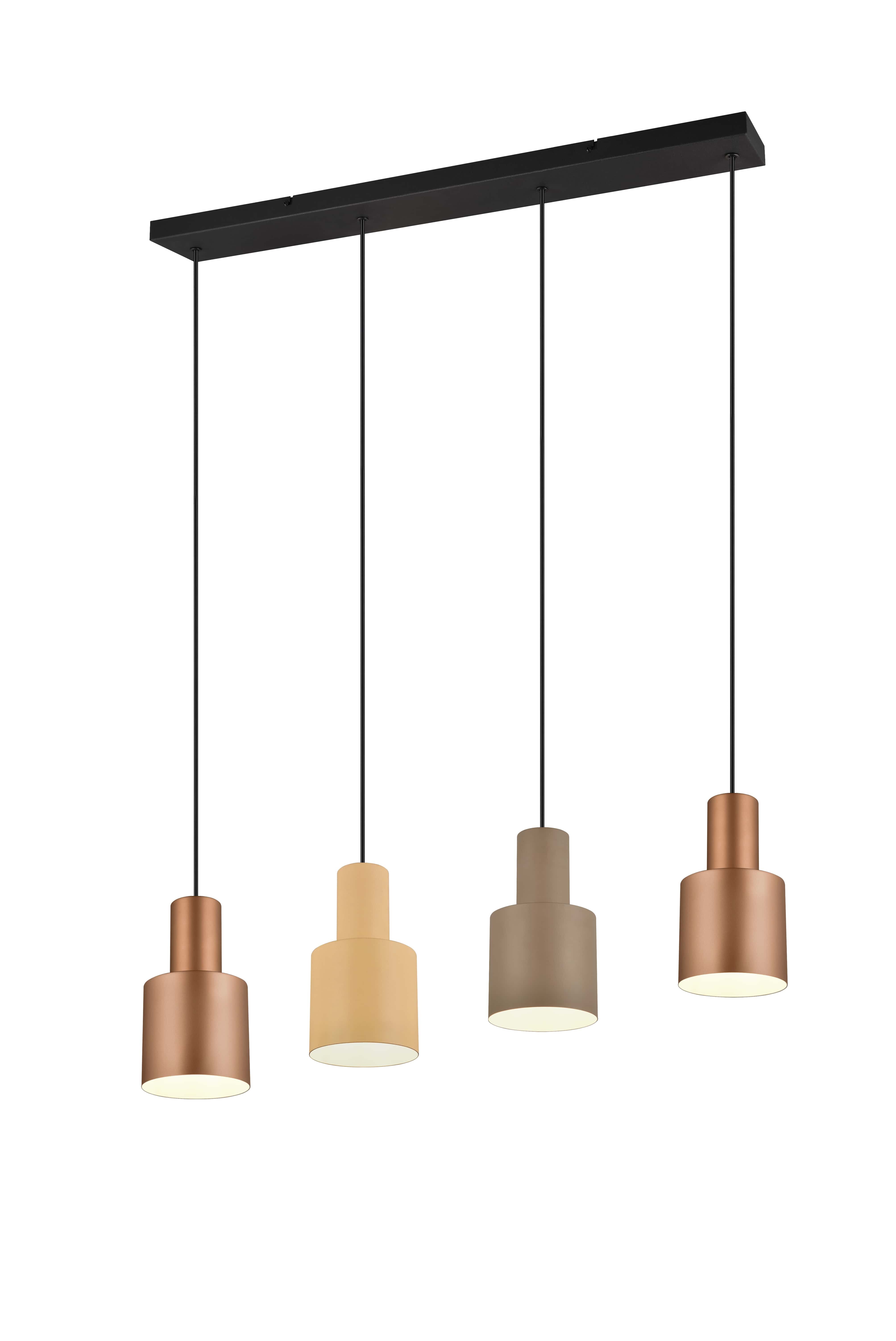 foto del prodotto lampada a sospensione 4 diffusori agudo multicolor