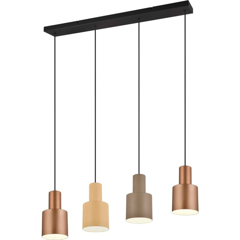 foto del prodotto lampada a sospensione 4 luci, metallo, multicolor, l87 cm, agudo