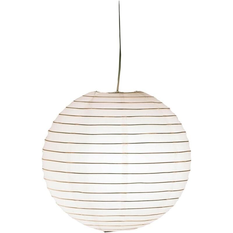 foto del prodotto lampada a sospensione 40 cm interna in carta di riso bianca attacco e27 42w trio lighting 3490400 00