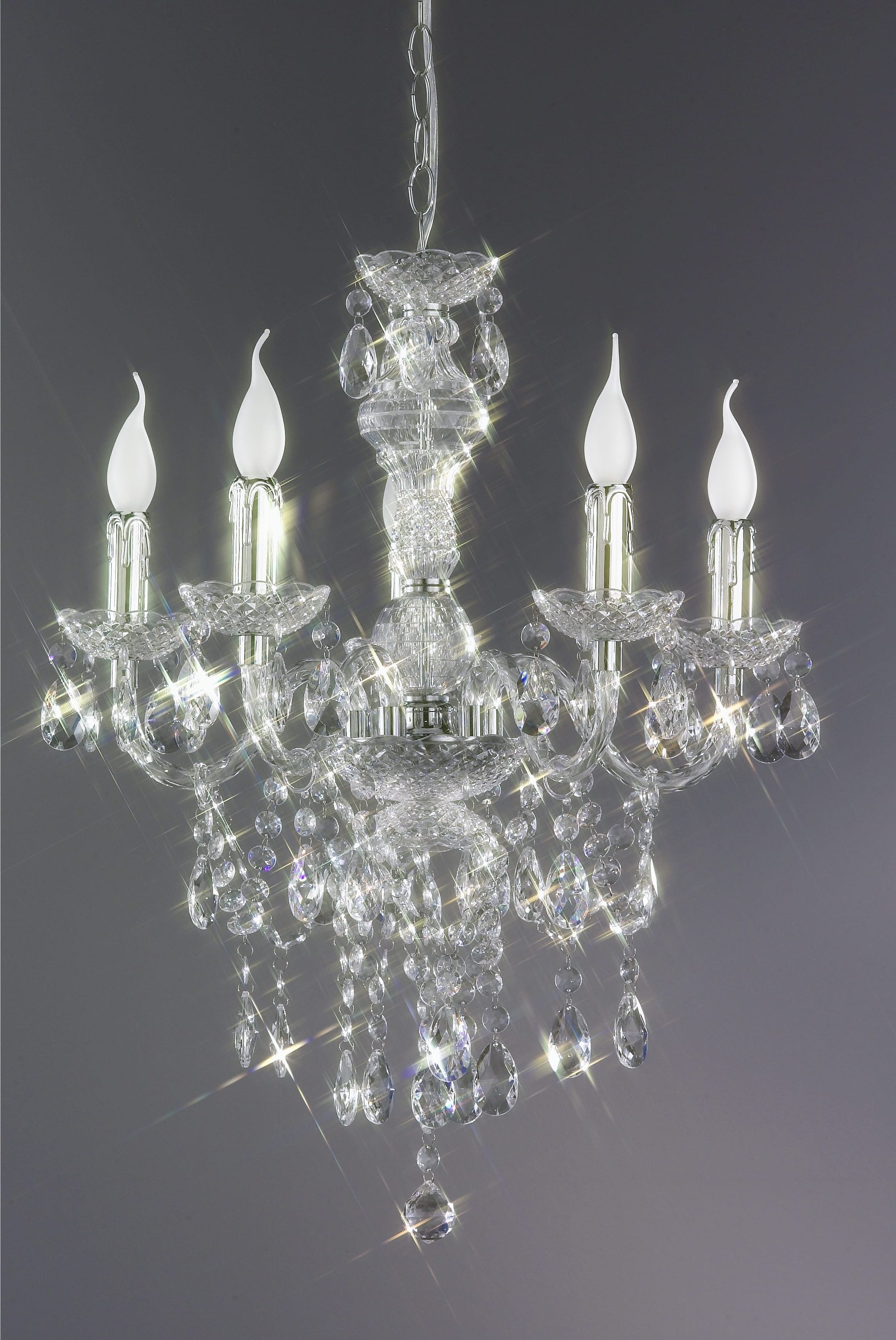 foto del prodotto lampada a sospensione 5 luci luster