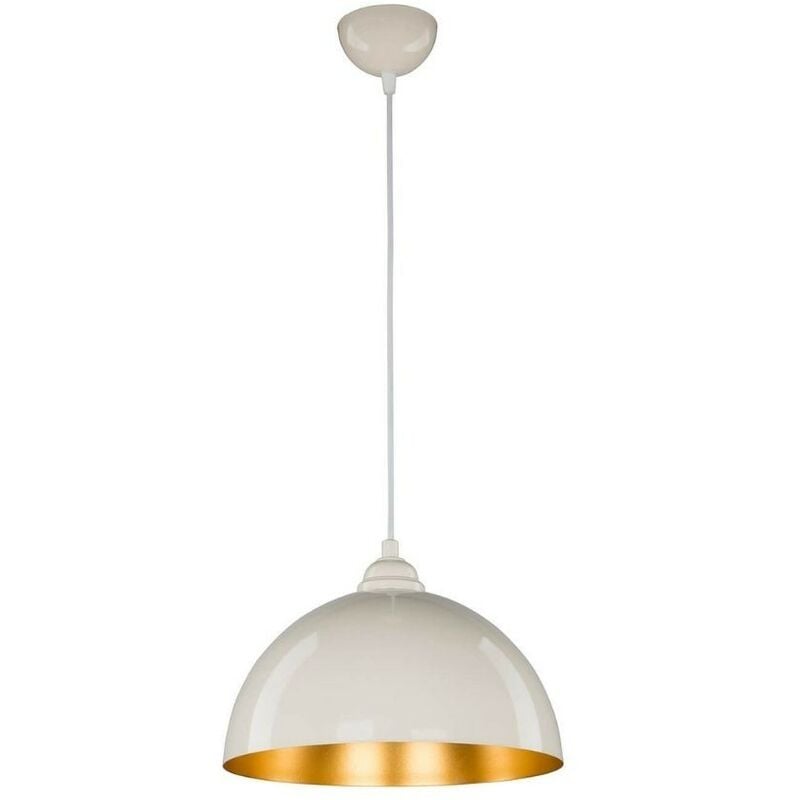 foto del prodotto lampada a sospensione 60h in metallo bianco topak