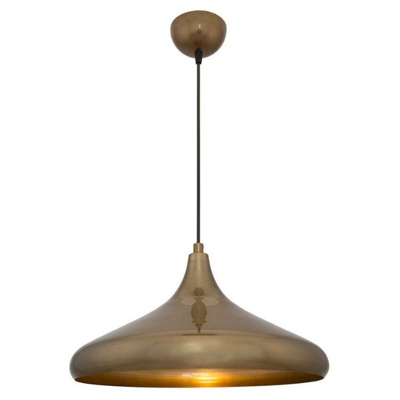 foto del prodotto lampada a sospensione 90h in metallo colore bronzo navada