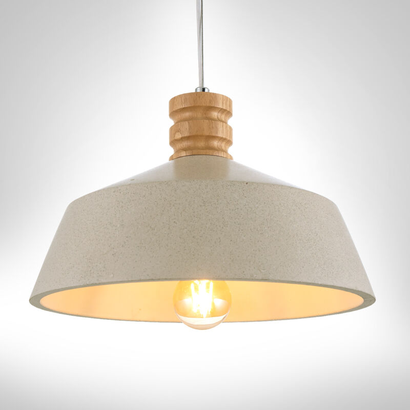 foto del prodotto lampada a sospensione a , e27, per soggiorno, sala da pranzo, cucina, regolabile in altezza b ton gr s blanc, senza illuminante paco home