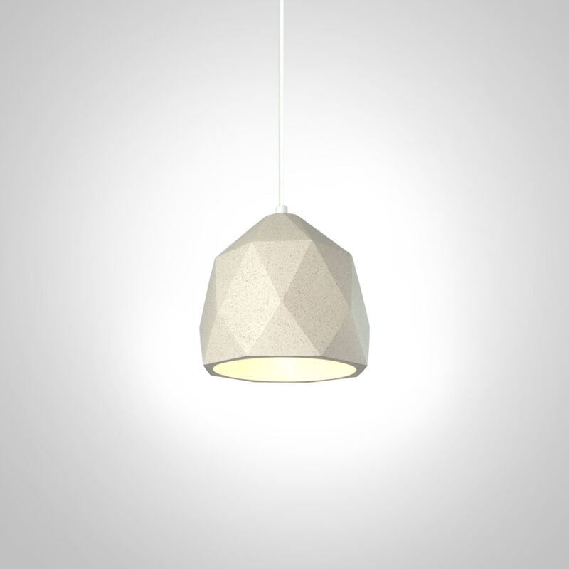 foto del prodotto lampada a sospensione a , e27, per soggiorno, sala da pranzo, cucina, regolabile in altezza b ton gr s blanc, senza illuminante paco home