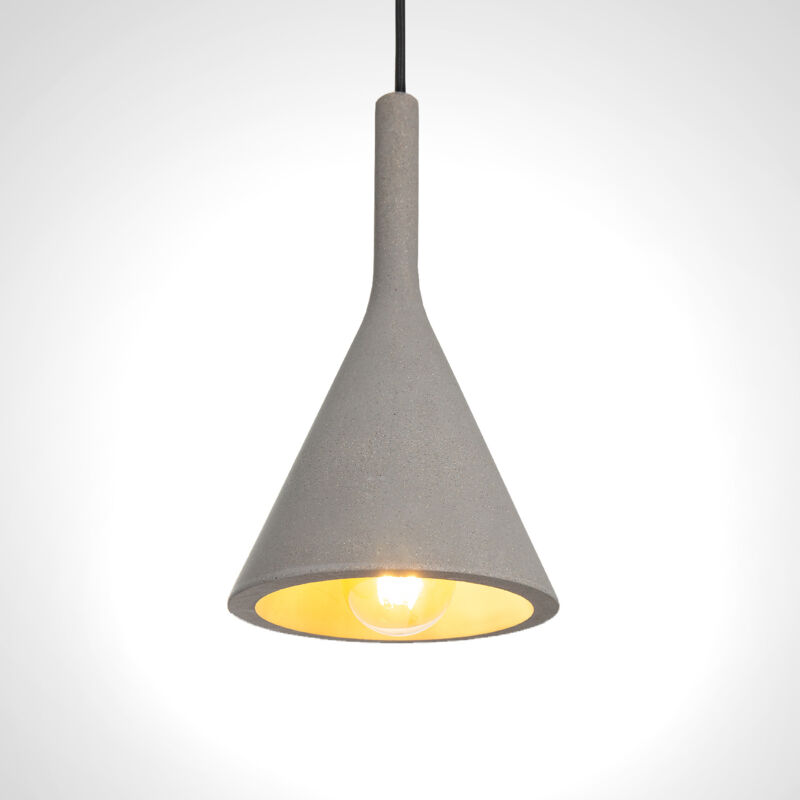 foto del prodotto lampada a sospensione a , e27, per soggiorno, sala da pranzo, cucina, regolabile in altezza b ton gris pierre, senza illuminante paco home