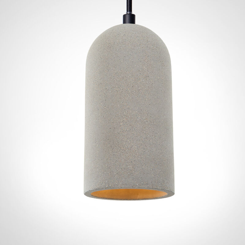 foto del prodotto lampada a sospensione a , e27, per soggiorno, sala da pranzo, cucina, regolabile in altezza b ton gris pierre, senza illuminante paco home