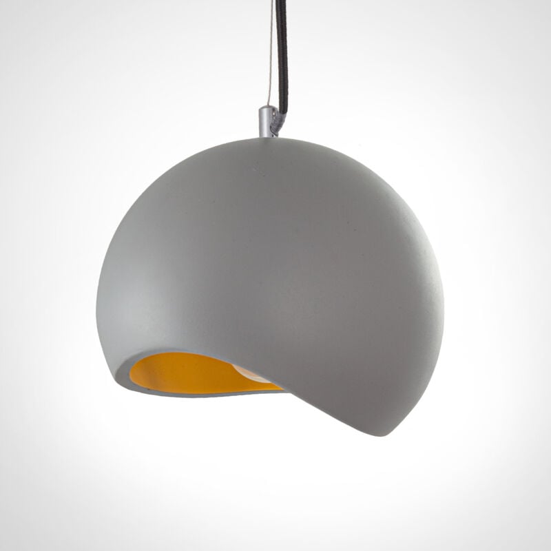 foto del prodotto lampada a sospensione a , e27, per soggiorno, sala da pranzo, cucina, regolabile in altezza b ton gris, senza illuminante paco home