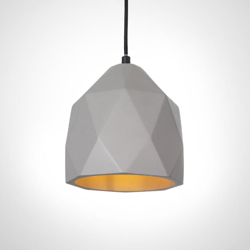 foto del prodotto lampada a sospensione a , e27, per soggiorno, sala da pranzo, cucina, regolabile in altezza b ton gris, senza illuminante paco home