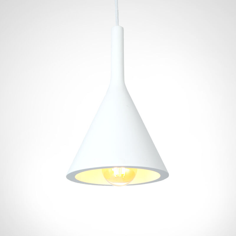 foto del prodotto lampada a sospensione a , e27, per soggiorno, sala da pranzo, cucina, regolabile in altezza pl tre blanc, senza illuminante paco home