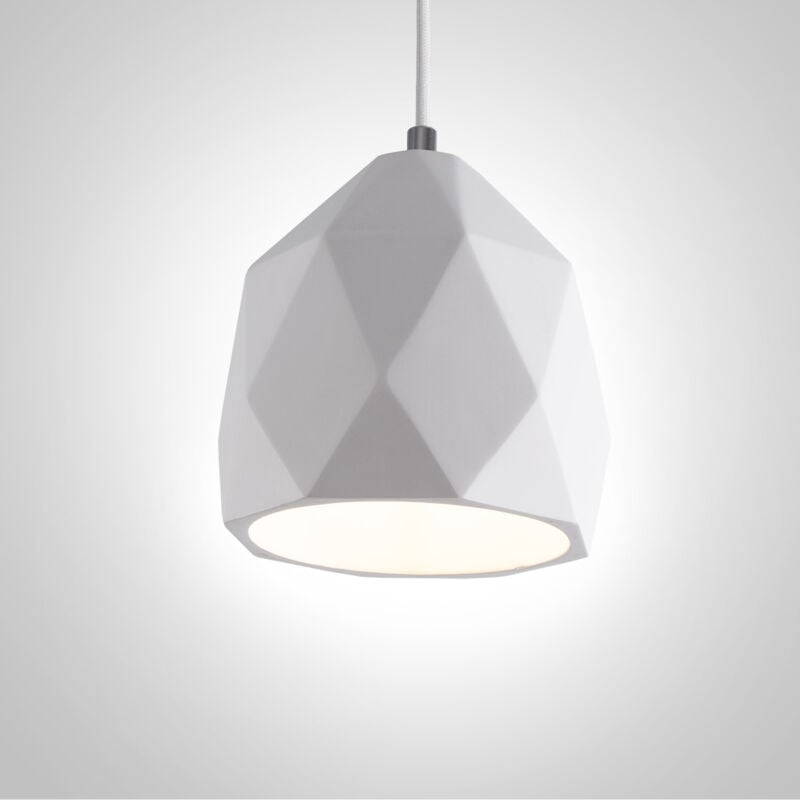 foto del prodotto lampada a sospensione a , e27, per soggiorno, sala da pranzo, cucina, regolabile in altezza pl tre blanc, senza illuminante paco home
