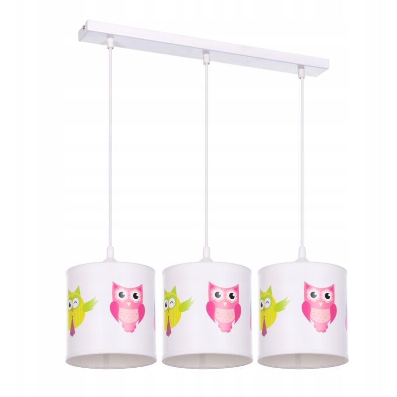 foto del prodotto lampada a sospensione a soffitto, paralume lampadario, gufi