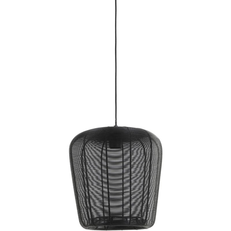 foto del prodotto lampada a sospensione adeta nero metallo light living