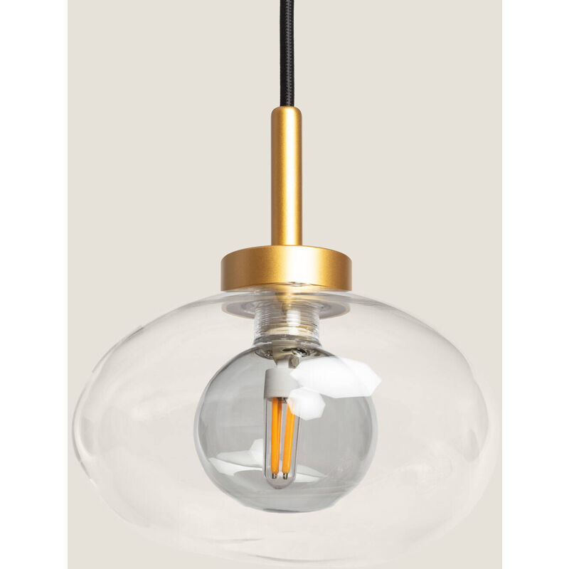 foto del prodotto lampada a sospensione alluminio hassi grigio