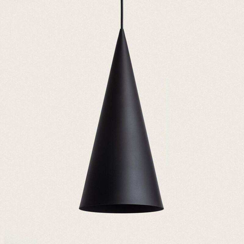 foto del prodotto lampada a sospensione alluminio odyssey short nero