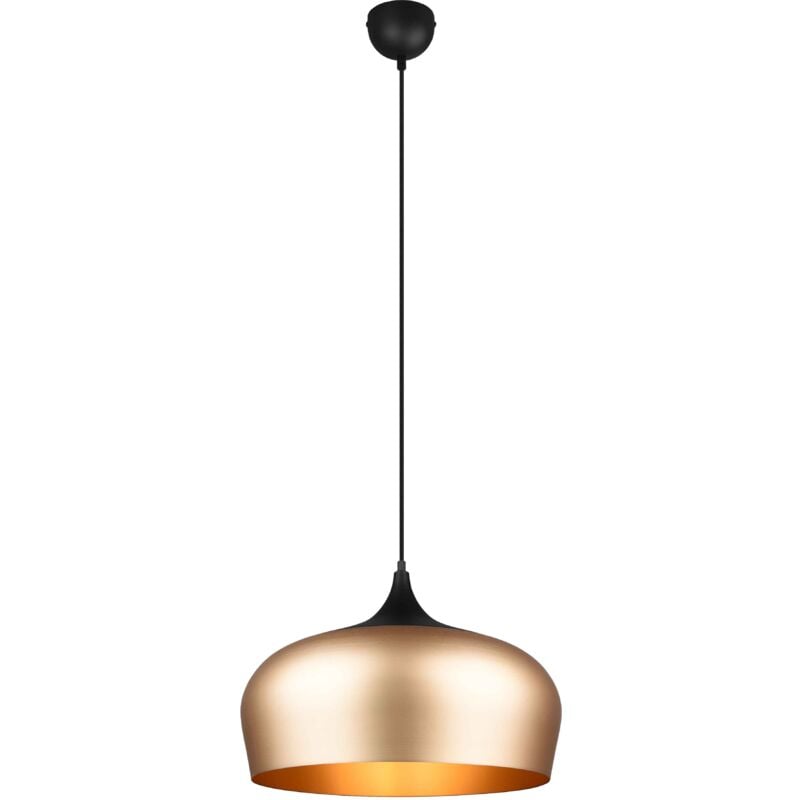 foto del prodotto lampada a sospensione, alluminio, ottone satinato, d45 cm, chiron