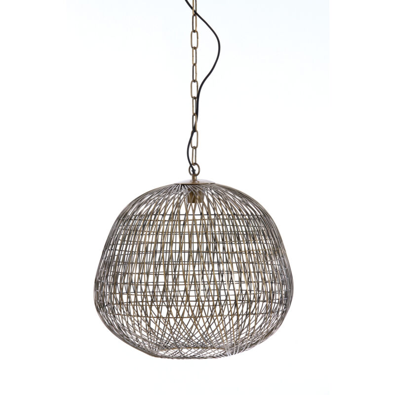 foto del prodotto lampada a sospensione - alwina - oro - metallo - - light&amp;living