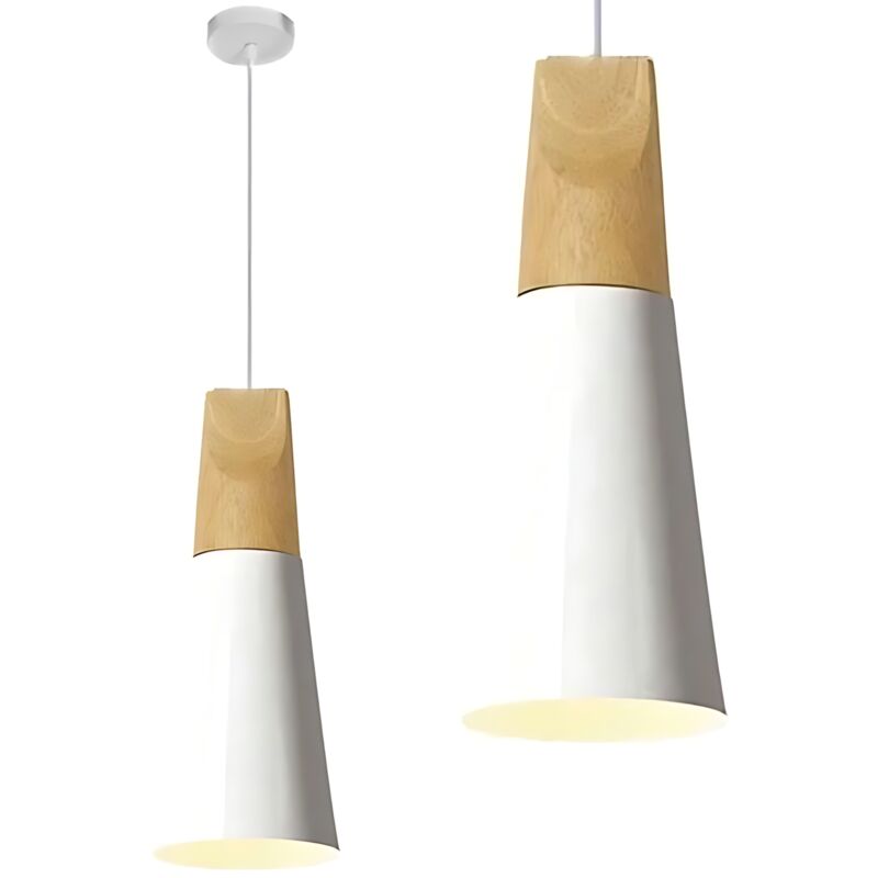 foto del prodotto lampada a sospensione app058 1cp scandi b bianco e27