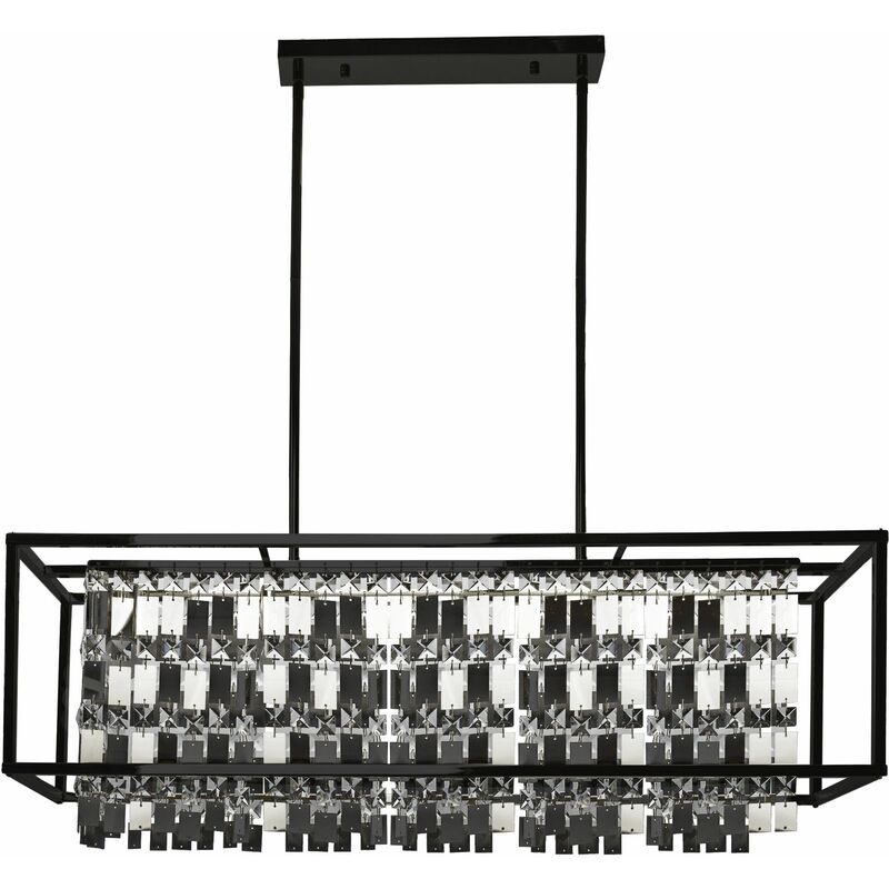 foto del prodotto lampada a sospensione app1112 4cp black e27