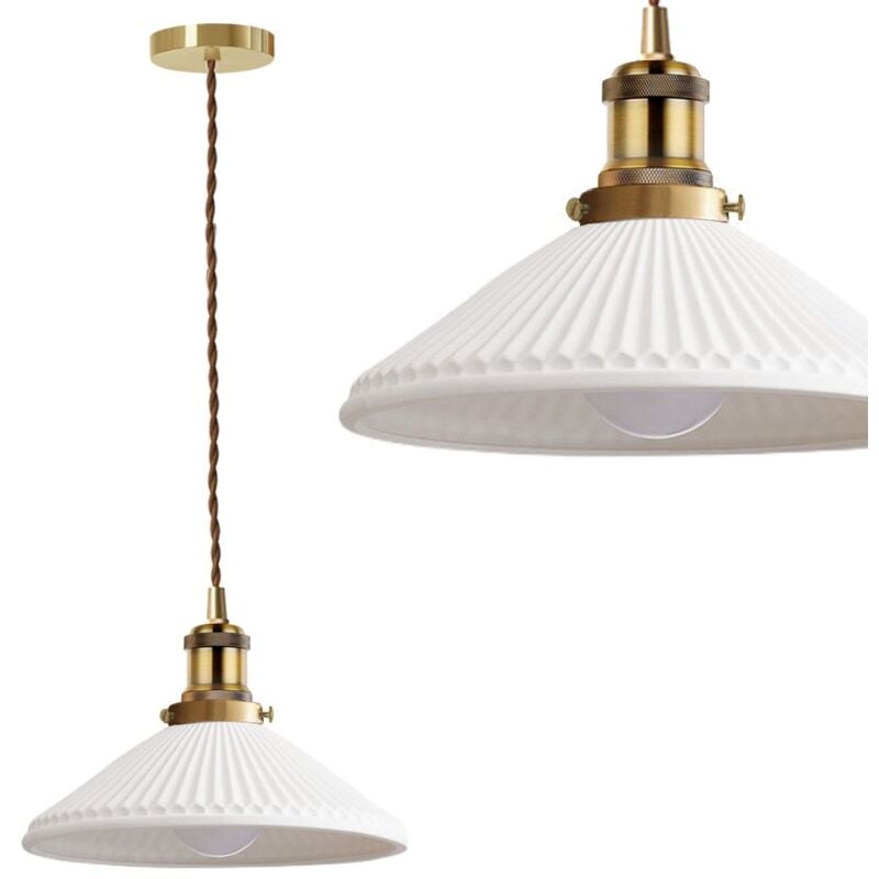foto del prodotto lampada a sospensione app1172 1cp white e27