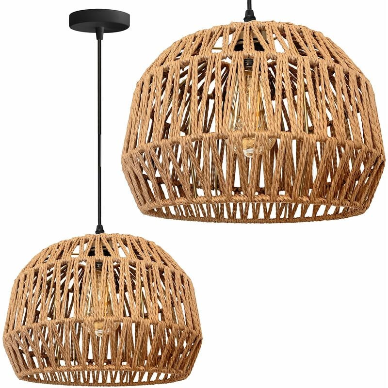 foto del prodotto lampada a sospensione app1291-1cp beige e27