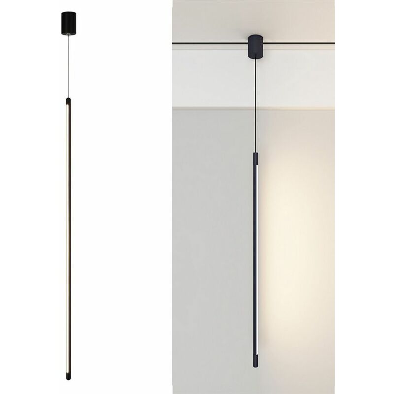 foto del prodotto lampada a sospensione app1413 c black 100cm led