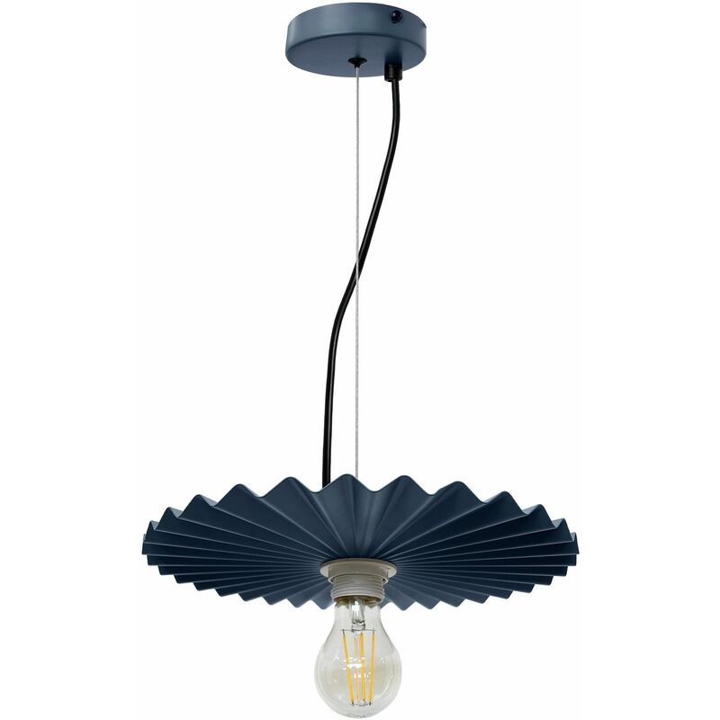 foto del prodotto lampada a sospensione app1456 1cp blue e27
