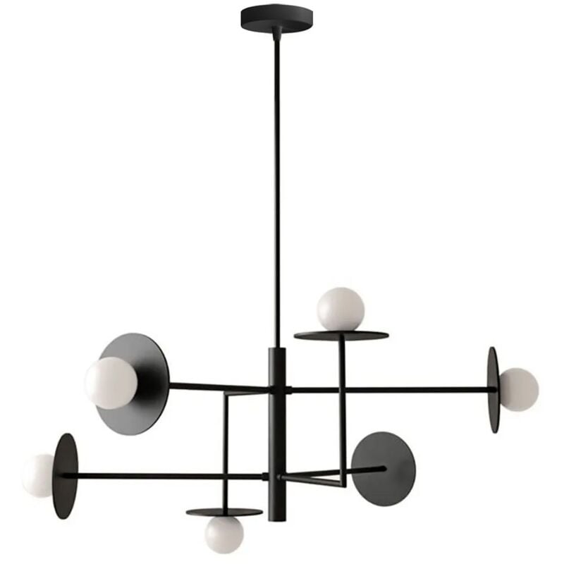 foto del prodotto lampada a sospensione app1668-6cp black