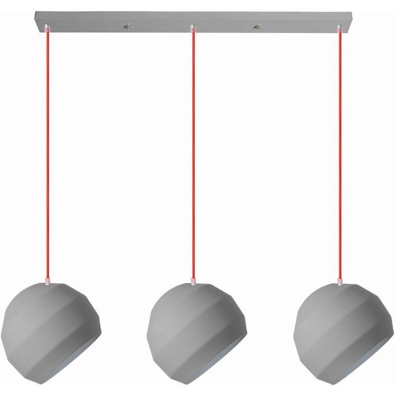 foto del prodotto lampada a sospensione app384 3cpr triplor 3 punti luce e27 25x70x20,5cm regolabile