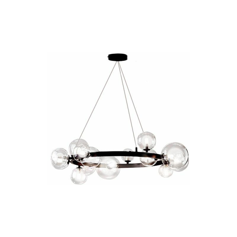 immagine 0 del prodotto lampada a sospensione app936 15 cp metal 15 punti luce g9 82x82x28cm regolabile