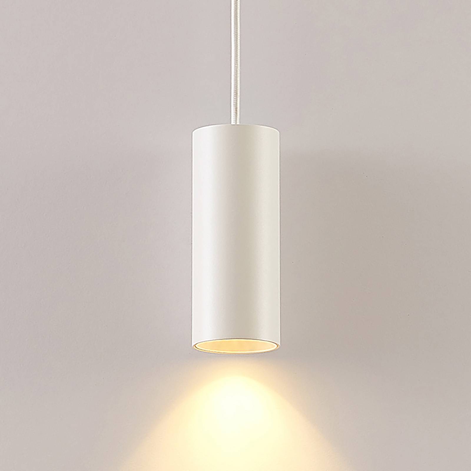 foto del prodotto lampada a sospensione arcchio ejona, altezza 15 cm, bianco, alluminio