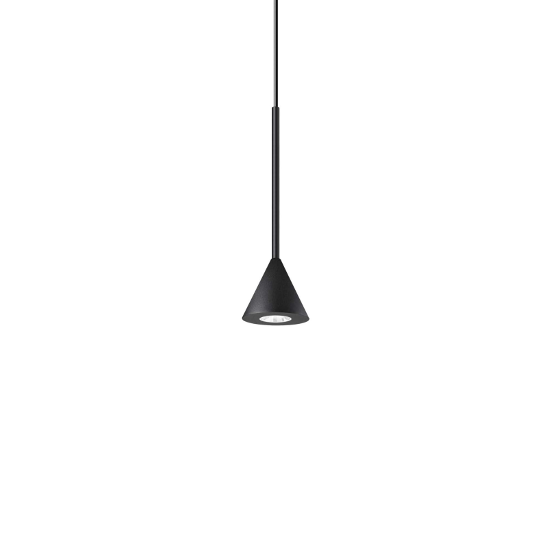 foto del prodotto lampada a sospensione archimede sp cono nero ideal-lux