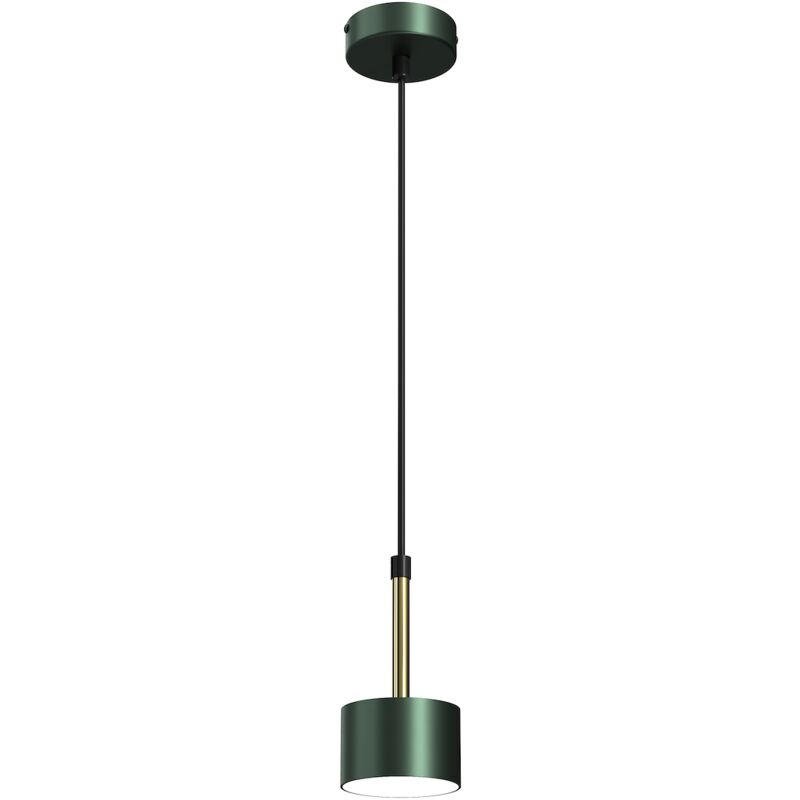 foto del prodotto lampada a sospensione arena verde oro 1xgx53