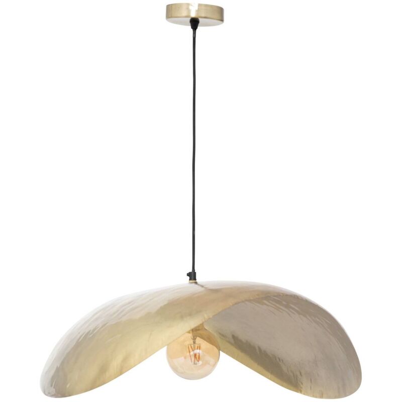 foto del prodotto lampada a sospensione arlo in metallo dorato d80cm atmosphera cr ateur d int rieur
