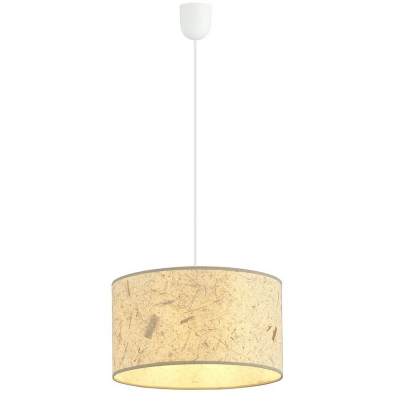 foto del prodotto lampada a sospensione aston, acciaio verniciato a polvere, tessuto, nero, marrone, 35x100x35 cm
