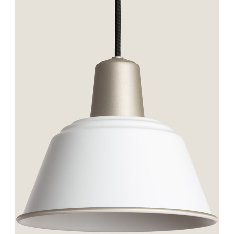 foto del prodotto lampada a sospensione bagno metallo birzay bianco
